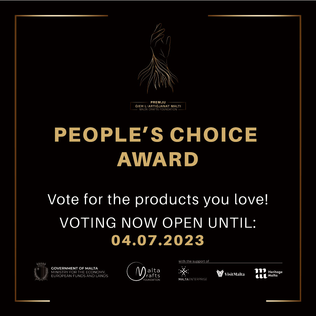 Premju Ġieħ l-Artiġjanat Malti 2022 – People’s Choice Award